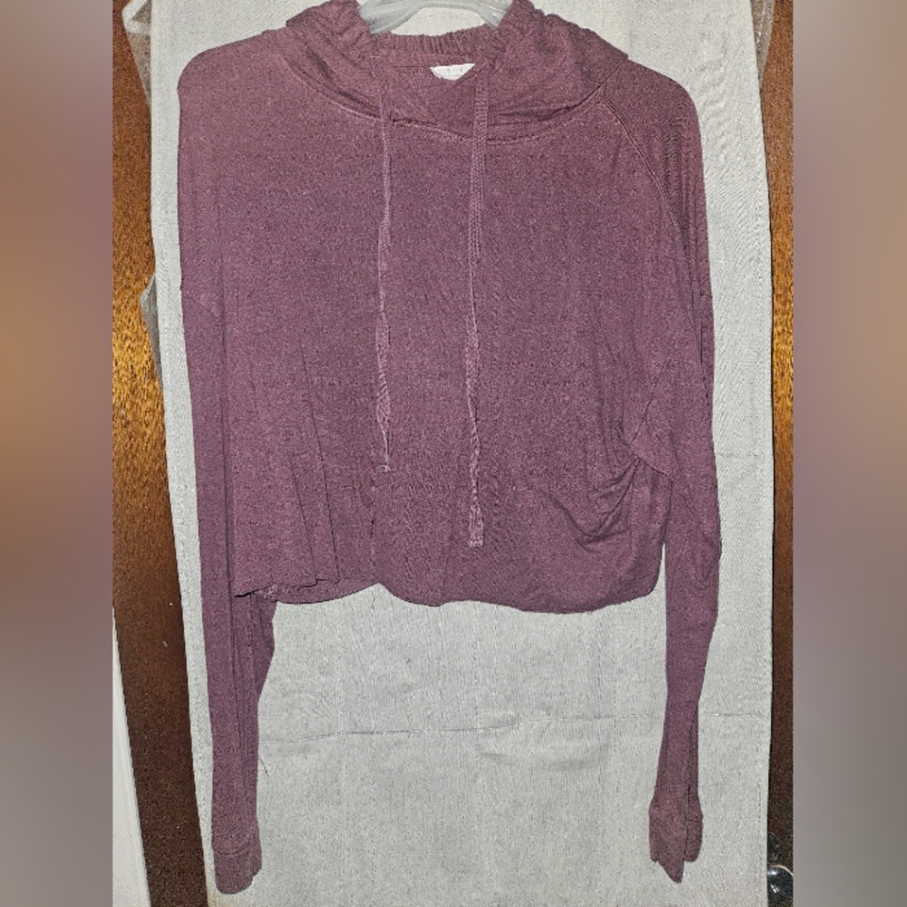 Double Zero Maroon Hooded Sweatshirt